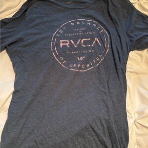 RVCA Vintage Dye Navy T-Shirt Breast Cancer Awareness